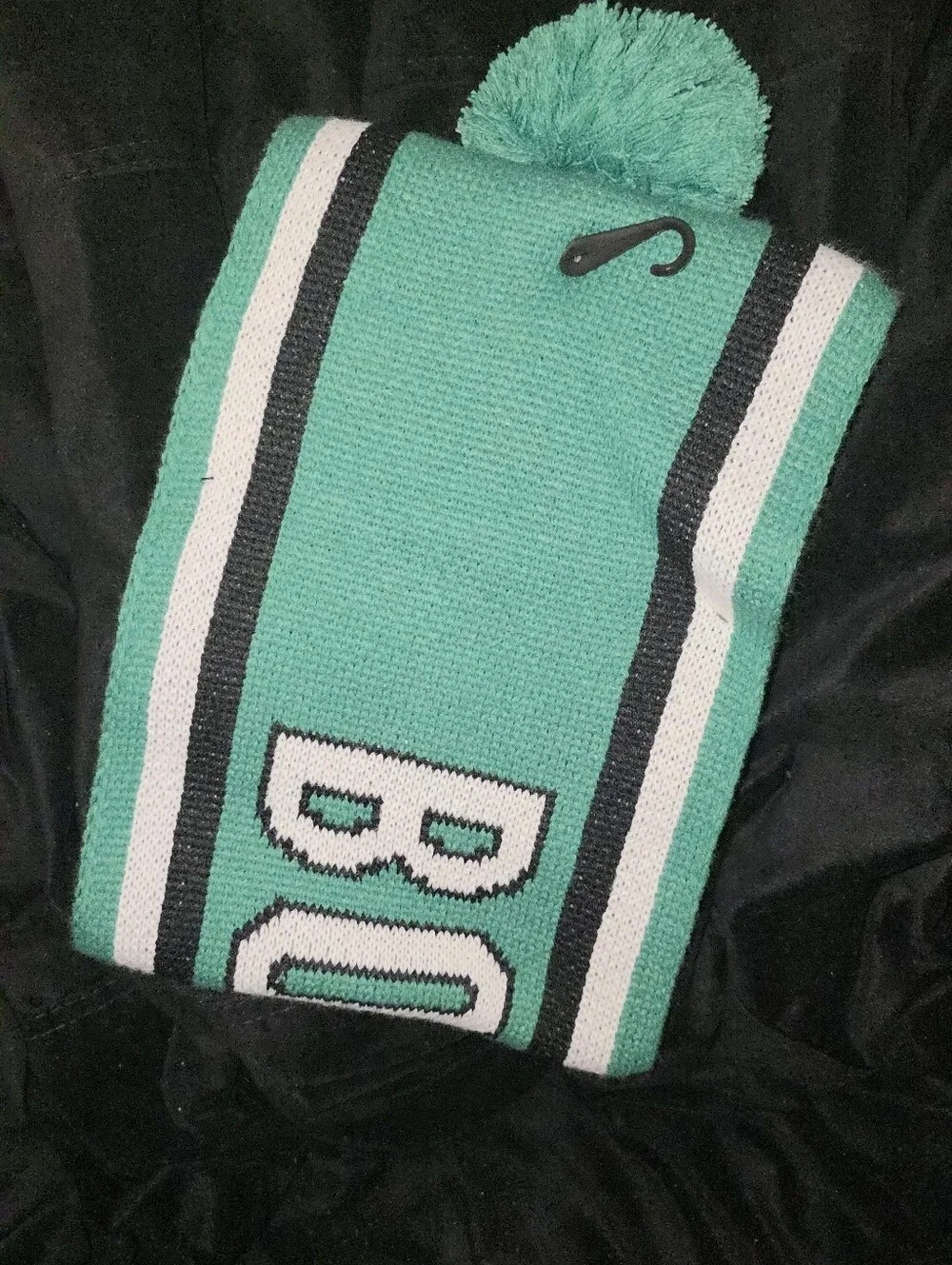 Boston Celtics Kids Pom Beanie Scarf Set - Green NWT Skully Set